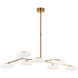 Champalimaud Brindille LED 61.25 inch Soft Brass Linear Chandelier Ceiling Light, XL