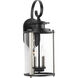 Squire Outdoor Wall Lantern in Black, Medium