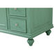 Otto 48 X 21 X 35 inch Vintage Mint Vanity Sink Set