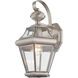Georgetown 1 Light 15 inch Brushed Nickel Outdoor Wall Lantern