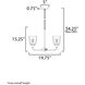 Hudson 3 Light 19.75 inch Satin Nickel Single-Tier Chandelier Ceiling Light in Satin White