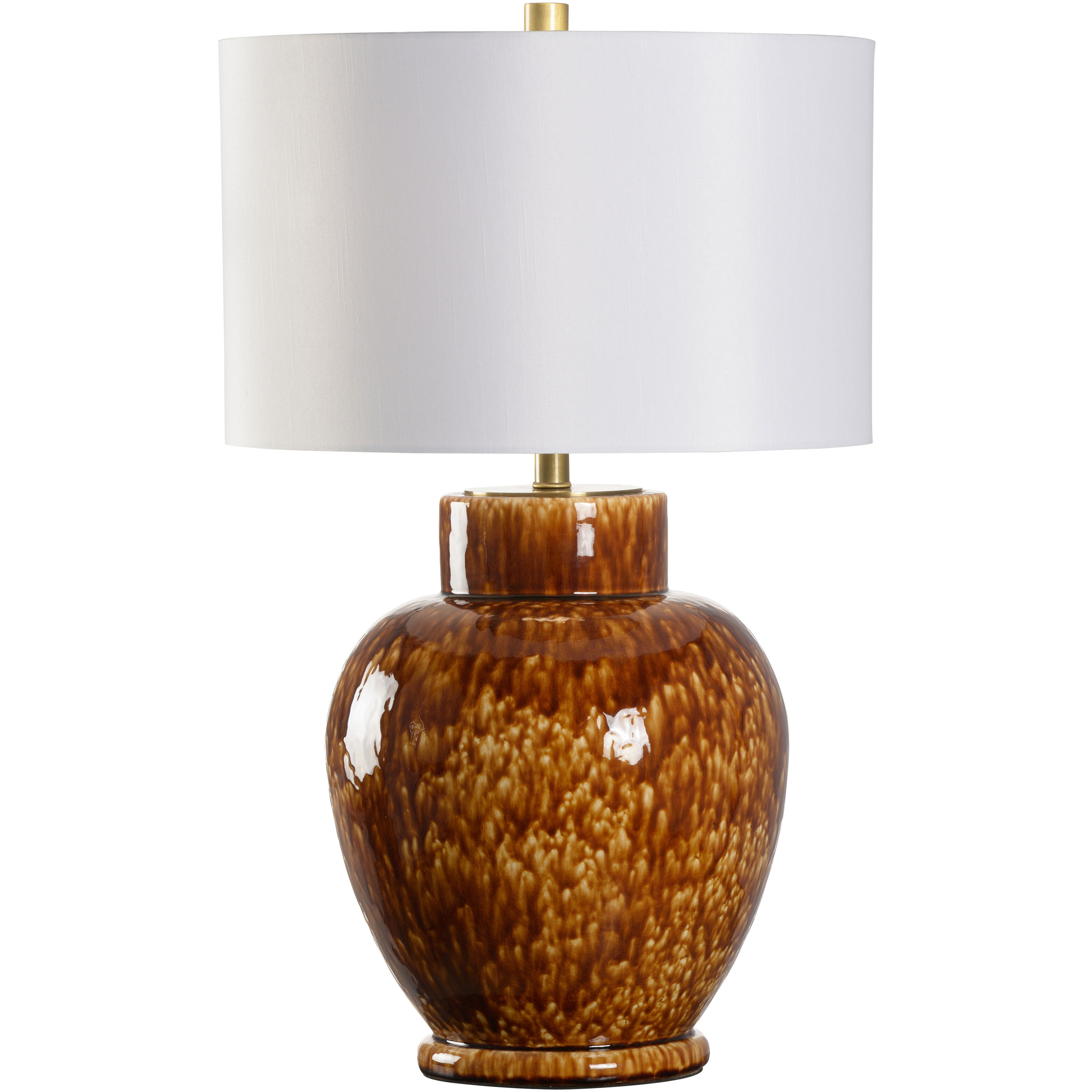 Jennifer 21 inch 100.00 watt Brown Table Lamp Portable Light