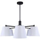 Aspen 6 Light 15.25 inch Black Chandelier Ceiling Light