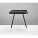Blaine 21.25 X 19 inch Black with Acrylic Accents End Table