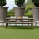 Forsyth 92 X 30.4 inch Weathered Dark Grey Wash Outdoor Dining Table