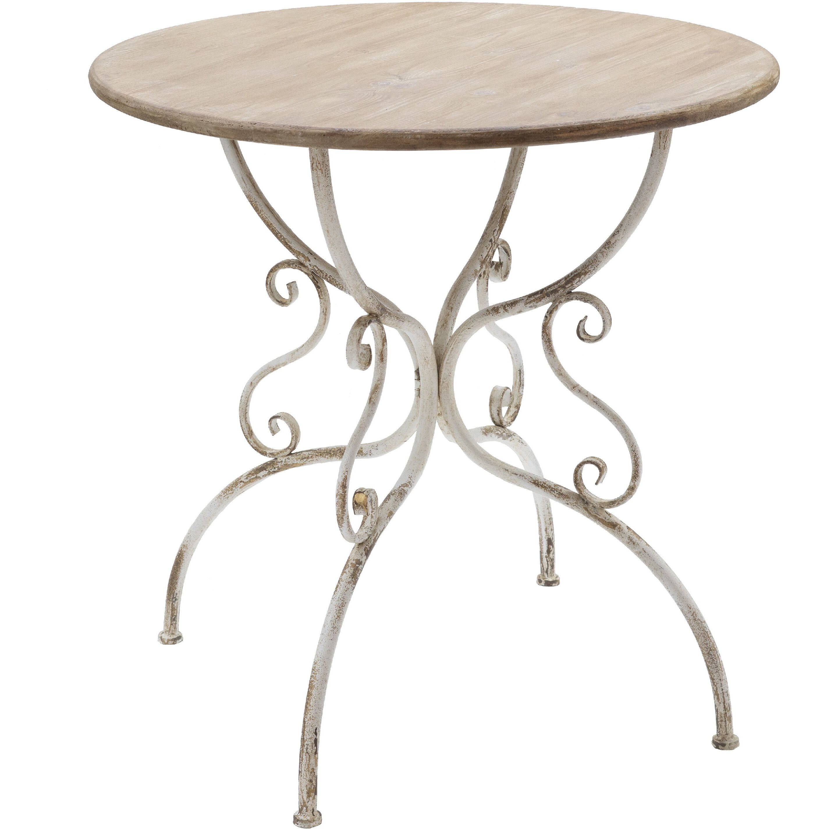 Anita 31.5 X 31.3 inch White Side Table