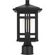 Harley 1 Light 15 inch Black Outdoor Post Light