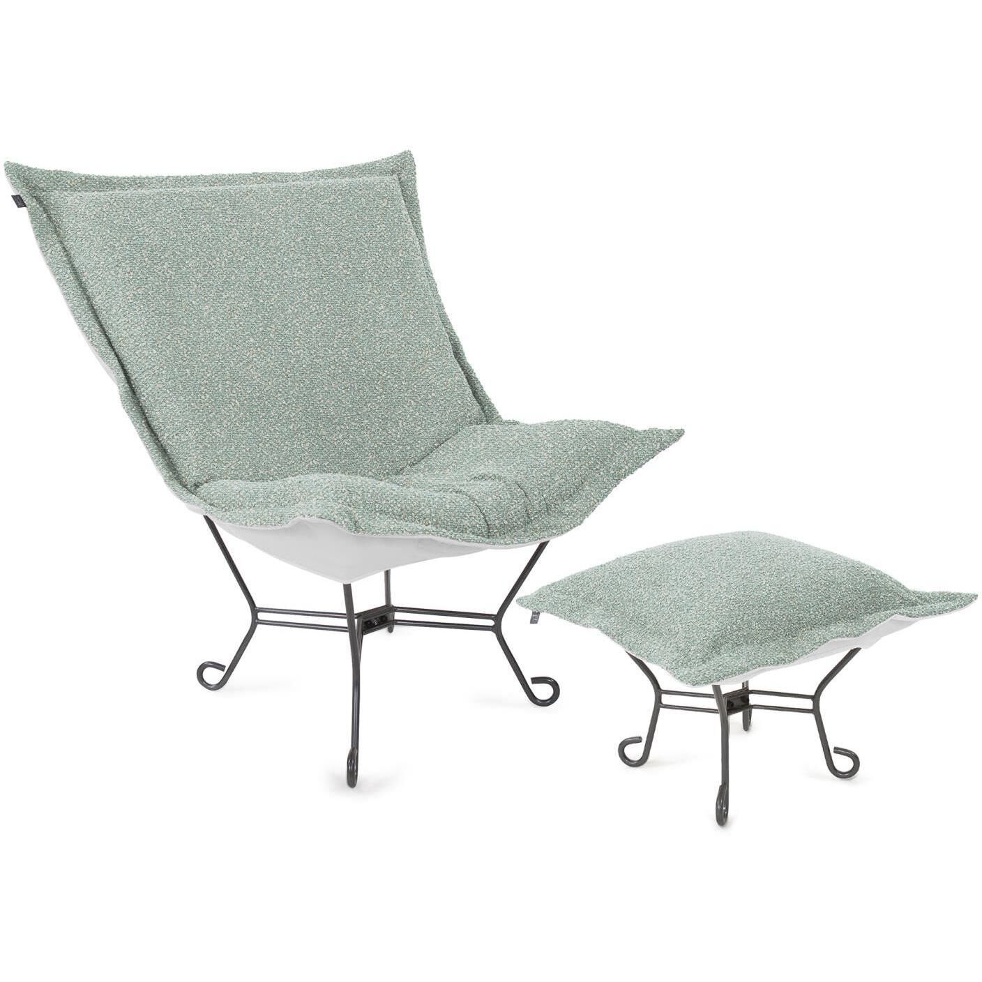 Alicante Breeze Patio Scroll Puff Chair