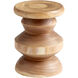 Summer Swirl 18 inch Walnut Stool