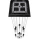 Original Glacier Avenue LED 20 inch Dark Bronze Multi Port Pendant Ceiling Light in Clear