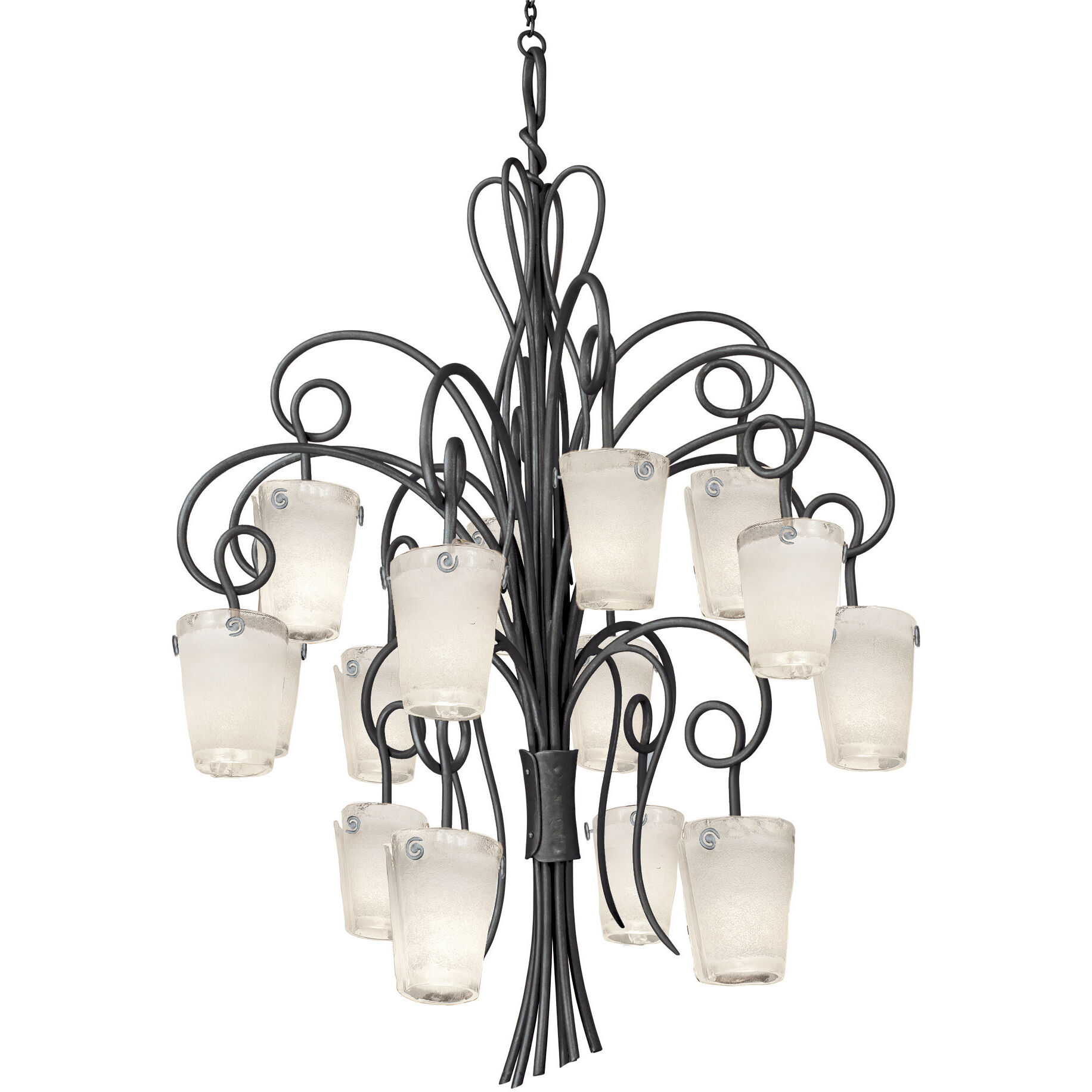 Tribecca 16 Light 48 inch Tuscan Sun Foyer Pendant Ceiling Light