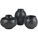 Dorus 12.5 X 9.75 inch Vase in Black