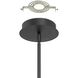 Ristretto LED 42 inch Matte Black Chandelier Ceiling Light