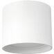 Uma 7.25 inch White Semi-Flush Mount Ceiling Light