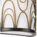 Cirrine 1 Light 8 inch Antique Bronze Wall Sconce Wall Light