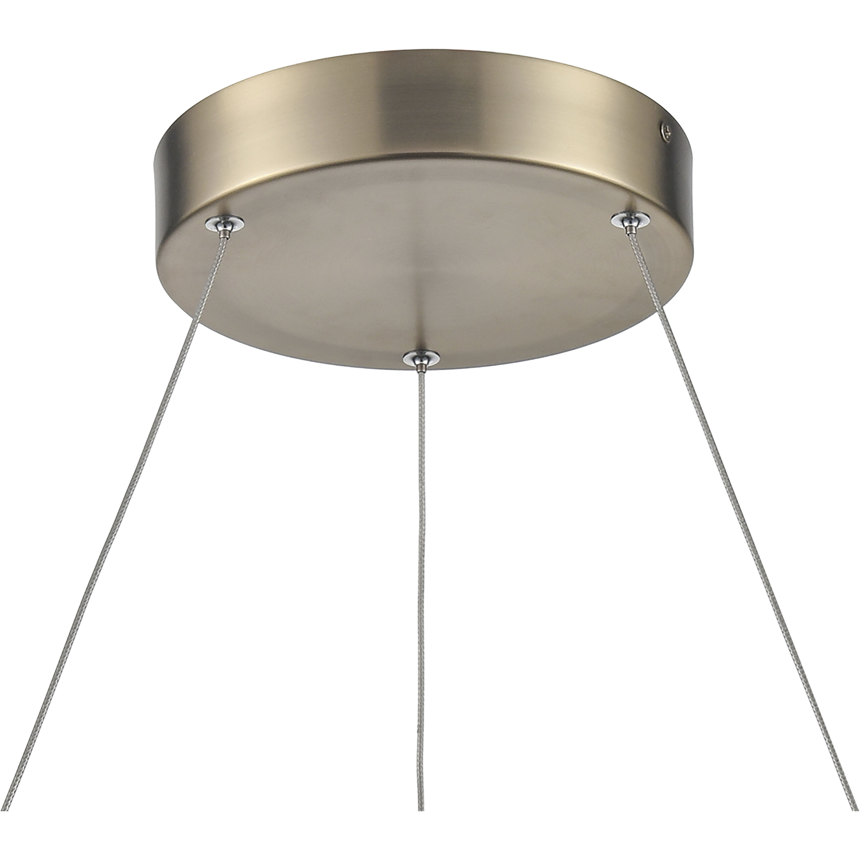 Fashionista LED 24 inch Champagne Gold Chandelier Ceiling Light