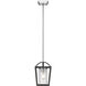 Mercer Pendant Ceiling Light in Matte Black/Chrome