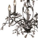Circeo 5 Light 21 inch Silvered Bronze with Clear Chandelier Ceiling Light