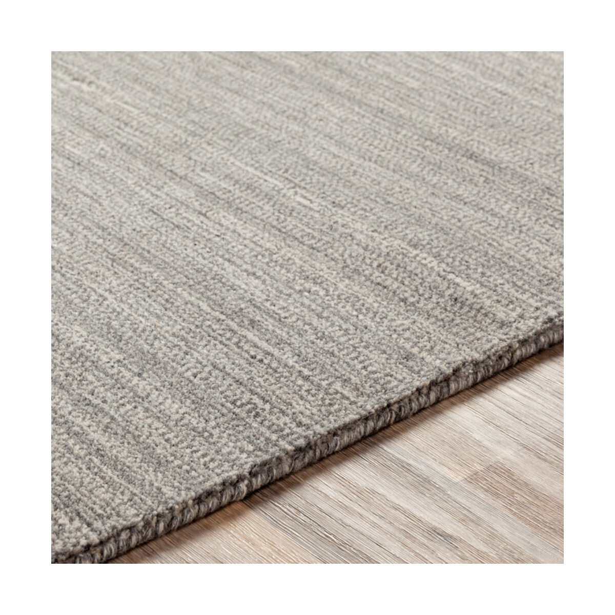 Costine 36 X 24 inch Charcoal/Medium Gray/Ivory Rugs, Rectangle