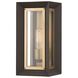 Lowry 1 Light 14 inch Textured Bronze/Patina Brass Outdoor Wall Sconce