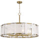 Veil 10 Light 36 inch Legacy Brass Pendant Ceiling Light