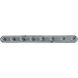Essentials - 712x 8 Light 48 inch Satin Nickel Bath Vanity Wall Light