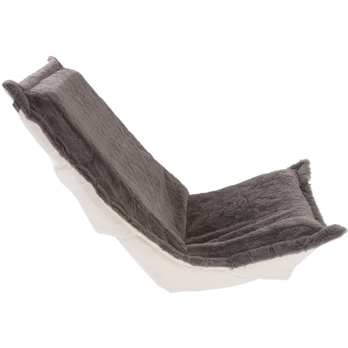 Puff 40 inch Angora Stone Cushion