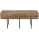 Zodiac 73 X 20.5 inch Dark Walnut Sideboard