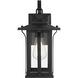 Thayer 1 Light 13.5 inch Black Outdoor Wall Sconce