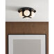 Sean Lavin Orbel LED 15 inch Aged Brass Flush Mount Ceiling Light in Incandescent