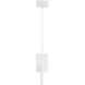 Kelly Wearstler Lotura LED 8 inch Museum White Intersecting Pendant Ceiling Light