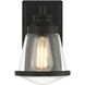 Mannsdale 1 Light 5.75 inch Coal Bath Vanity Wall Light