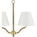 Sirocco 56 inch 60 watt Antique Brass and Natural Floor Lamp Portable Light