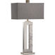 Wildwood 34 inch 100 watt Brushed Nickel Table Lamp Portable Light