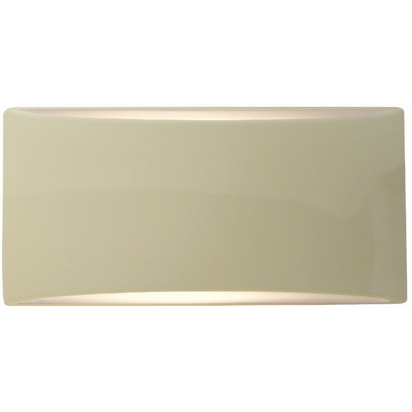 Ambiance 1 Light 10 inch Vanilla Gloss Wall Sconce Wall Light