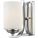 Bordeaux 1 Light 4.75 inch Chrome Wall Sconce Wall Light