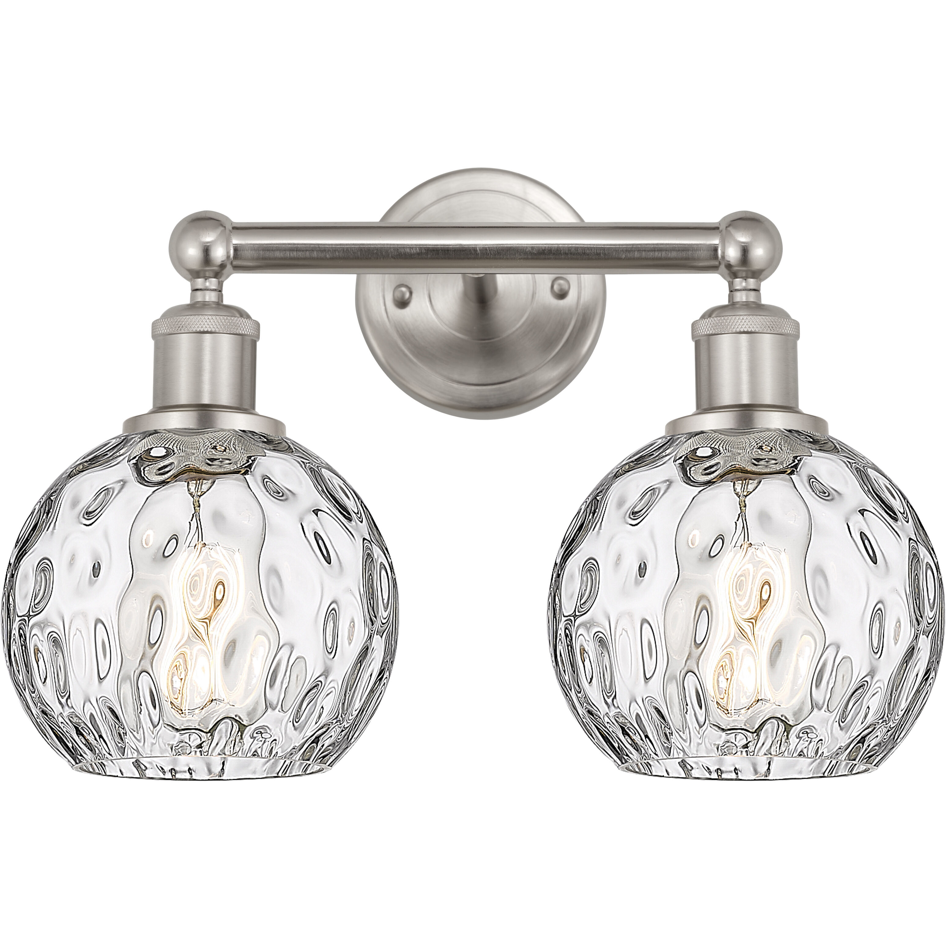 Edison Athens Water Glass 2 Light 15.00 inch Bathroom Vanity Light