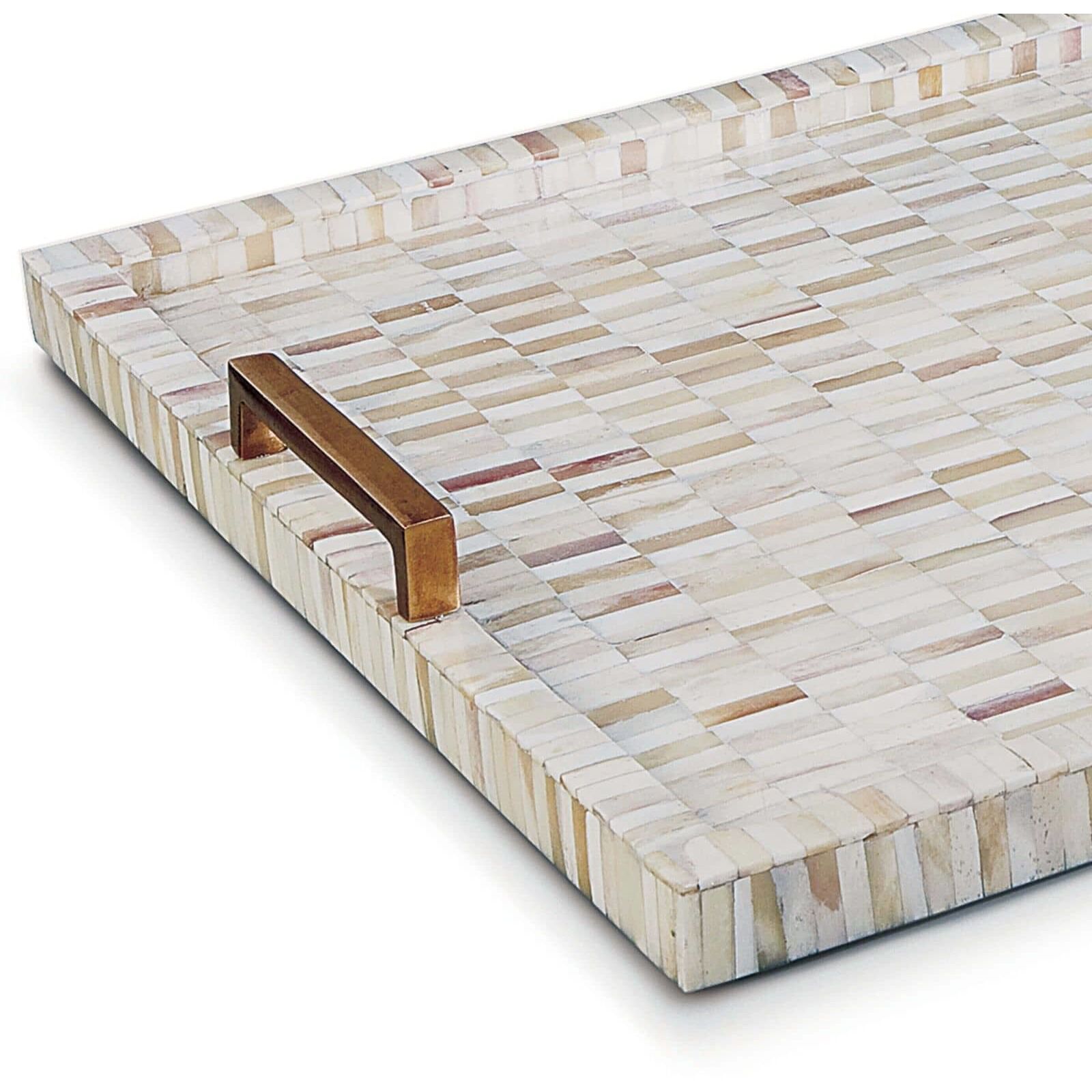 Multi-Tone Natural Serving Tray