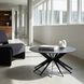 Spider 40 X 40 inch Matte Black Coffee Table