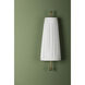 Adeline 1 Light 5.5 inch Aged Brass Wall Sconce Wall Light