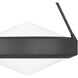 Agate 3 Light 15 inch Matte Black Pendant Ceiling Light