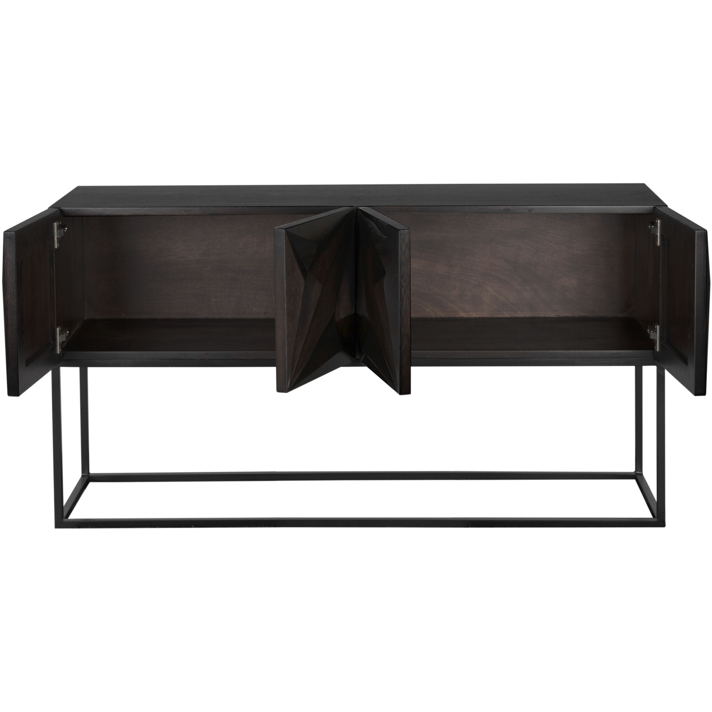 Zurich 60 X 19 inch Ebony Walnut Console