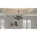 Adelaide 9 Light 30 inch Matte Black Chandelier Ceiling Light