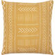 Malian 20 inch Mustard Pillow Kit in 20 x 20, Square