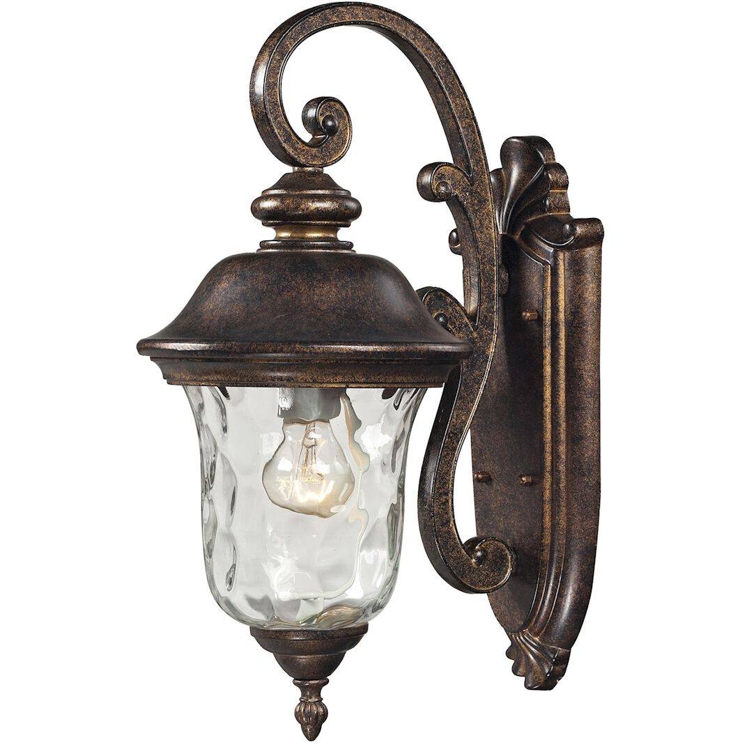 Lafayette 1 Light 16 inch Regal Bronze Outdoor Wall Sconce