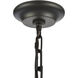 Fitzroy 5 Light 28 inch Matte Black Chandelier Ceiling Light