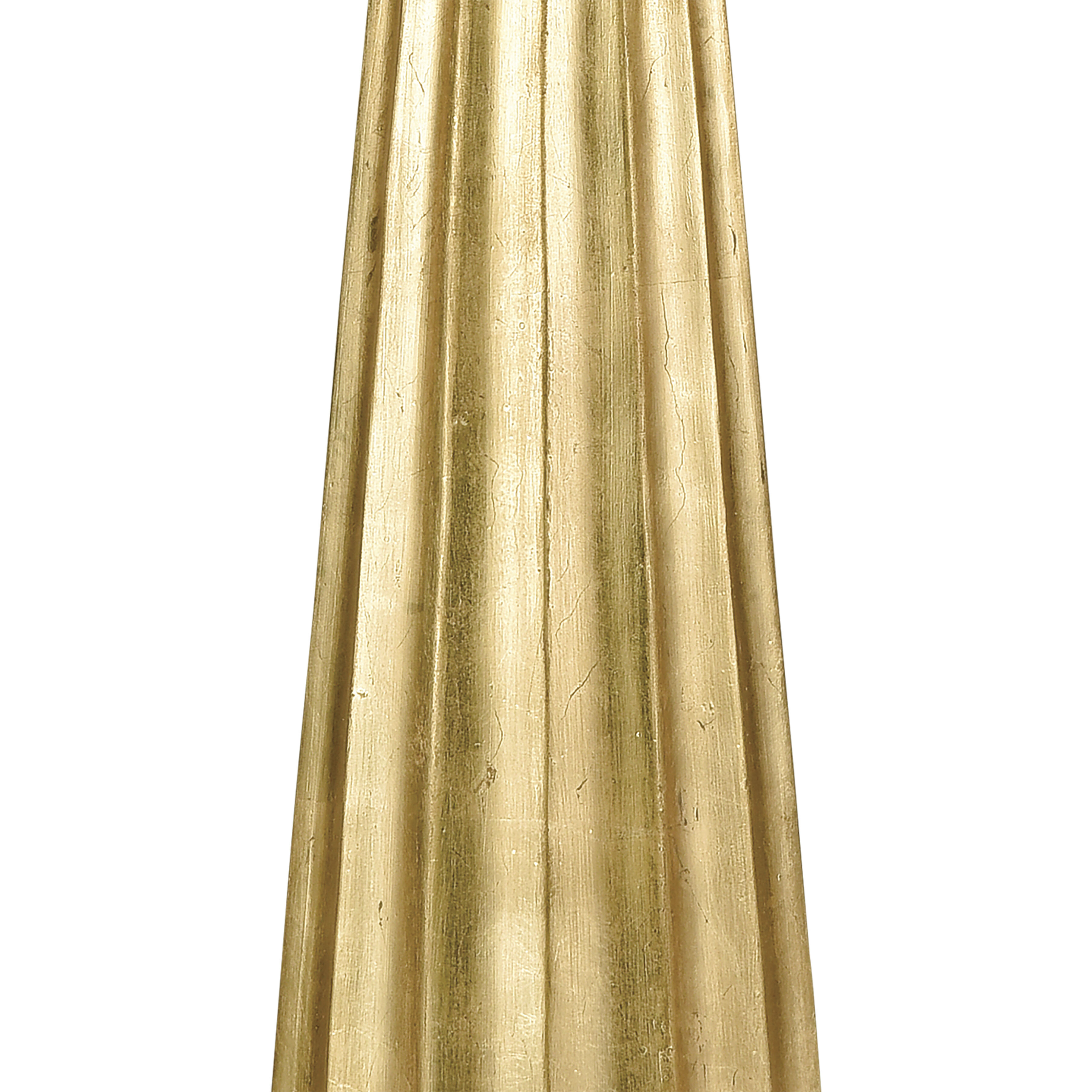 Hightower 31 inch 150 watt Gold Leaf Table Lamp Portable Light