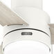Brunner 52 inch Matte White with Light Oak/Fresh White Blades Ceiling Fan