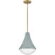 Haddie LED 11 inch Seafoam Pendant Ceiling Light