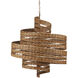 Saisei 5 Light 32 inch Khaki Chandelier Ceiling Light, Hiroshi Koshitaka Collection